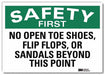 Safety Sign 7inx10in Reflective Sheeting