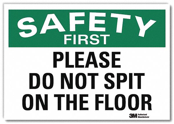 Safety Decal 10x14in Reflective Sheeting