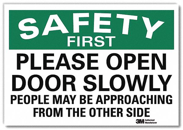 Safety Decal 7x10in Reflective Sheeting