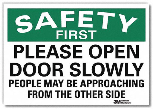 Safety Decal 10x14in Reflective Sheeting
