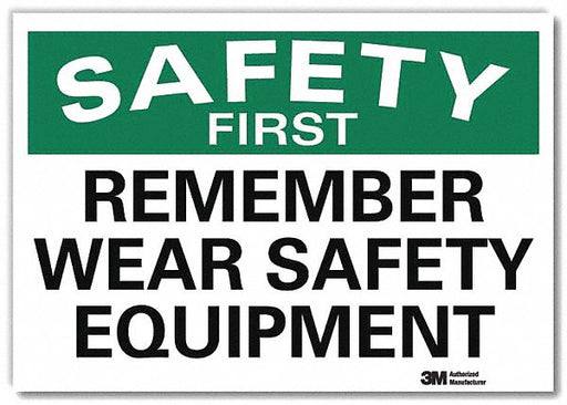 Safety Decal 10x14in Reflective Sheeting