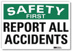 Safety Decal 5 in x 7 in Rflct Sheeting