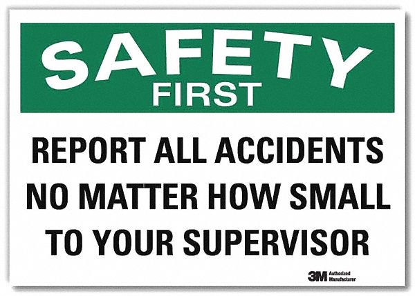 Safety Decal 10in x 14in Rflct Sheeting