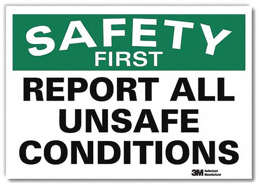 Safety Decal 5 in x 7 in Rflct Sheeting
