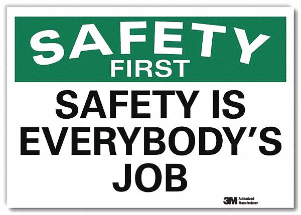 Safety Decal 10x14in Reflective Sheeting
