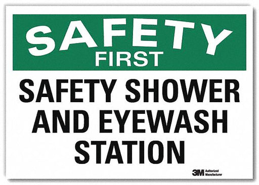 Safety Decal 5inx7in Reflective Sheeting