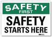 Safety Decal 5 in x 7 in Rflct Sheeting