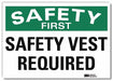 Safety Sign 10inx14in Reflctv Sheeting