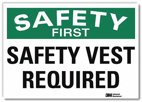 Safety Sign 10inx14in Reflctv Sheeting