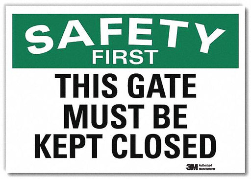 Safety Decal 5inx7in Reflective Sheeting