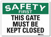 Safety Decal 7x10in Reflective Sheeting