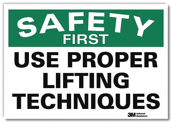 Safety Decal 10in x 14in Rflct Sheeting