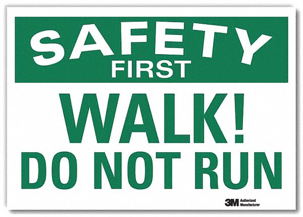Safety Decal 10in x 14in Rflct Sheeting