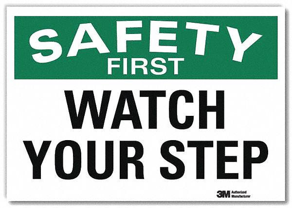Safety Decal 10x14in Reflective Sheeting
