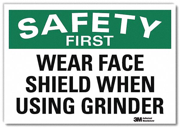 Safety Sign 5inx7in Reflective Sheeting