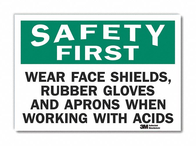Safety Sign 10 in x 14 in Rflct Sheeting