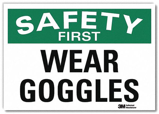 Safety Sign 10 in x 14 in Rflct Sheeting
