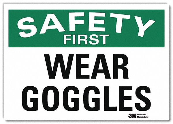 Safety Sign 10 in x 14 in Rflct Sheeting