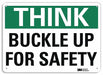 Think Sign 7 inx10 in Plastic