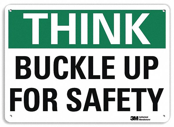 Think Sign 7 inx10 in Plastic