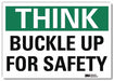 Rflct Seat Belts Lbl 10x14in Alum