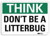 Safety Sign 7 in x 10 in Plastic
