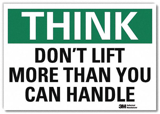 Safety Decal 10in x 14in Rflct Sheeting