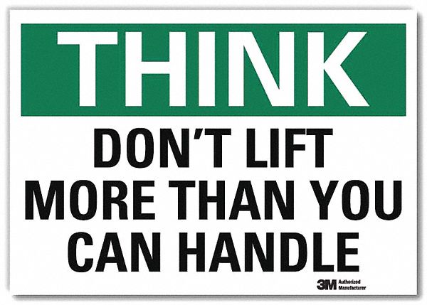 Safety Decal 10in x 14in Rflct Sheeting