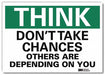 Safety Decal 10in x 14in Rflct Sheeting