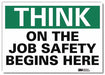 Safety Decal 7 in x 10 in Rflct Sheeting