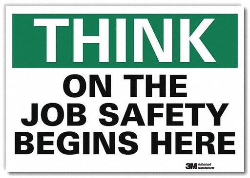 Safety Decal 7 in x 10 in Rflct Sheeting