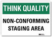 Safety Decal 10in x 14in Rflct Sheeting