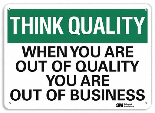 Facility Sign 10 inx14 in Aluminum