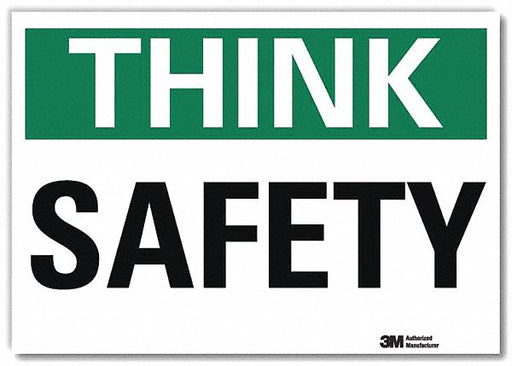 Safety Decal 7 in x 10 in Rflct Sheeting