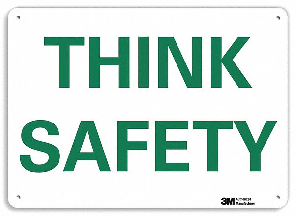 Facility Sign 10 inx14 in Plastic