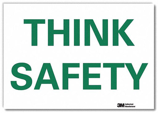 Safety Decal 7 in x 10 in Rflct Sheeting
