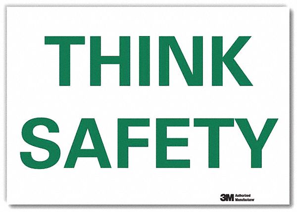 Safety Decal 5 in x 7 in Rflct Sheeting
