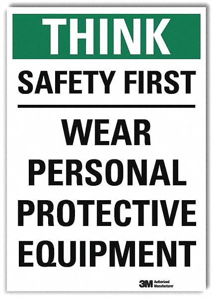 Safety Sign 14inx10in Reflctv Sheeting