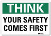 Safety Decal 7 in x 10 in Rflct Sheeting