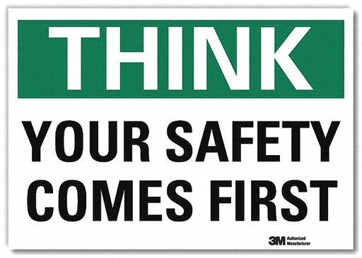 Safety Decal 7 in x 10 in Rflct Sheeting
