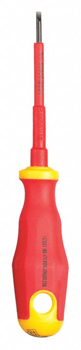 Insulatd Screwdriver Slotted 3/32x3 Rnd