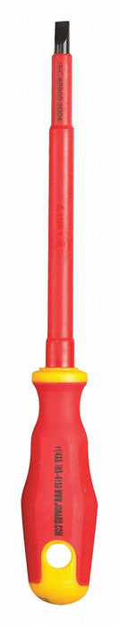 Insulatd Screwdriver Slotted 1/4x6 Rnd