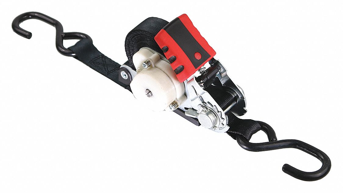 Tie Down Strap S-Hook Black