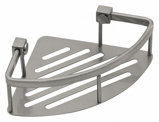 Corner Shower Basket SS Satin 8 in W