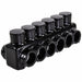 MultitapConnector Alum Blk Hex 6Port