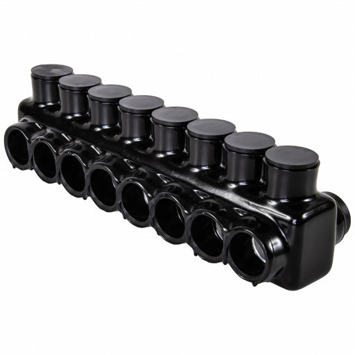 MultitapConnector Alum Blk Hex 8Port