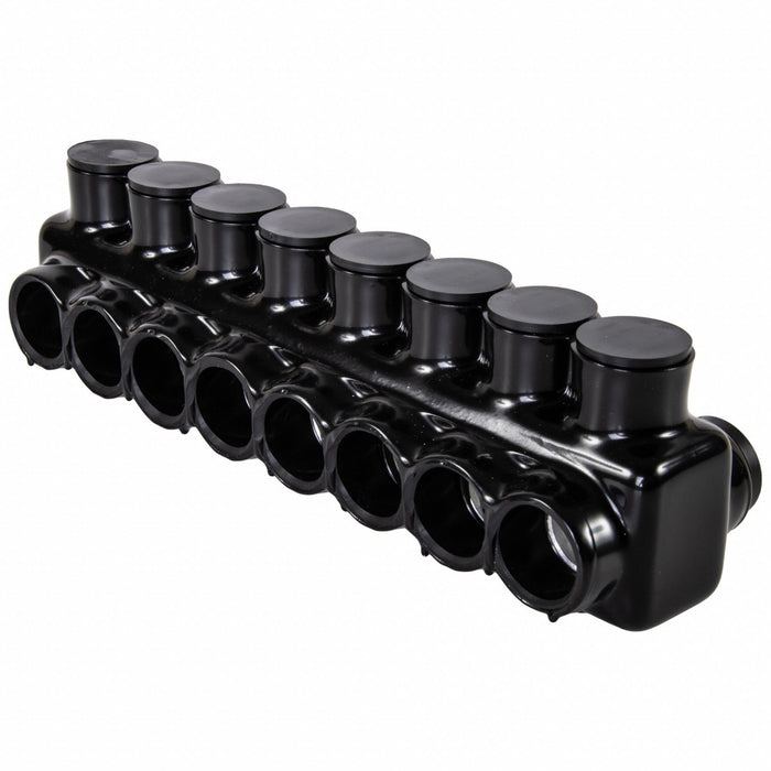 MultitapConnector Alum Blk Hex 8Port
