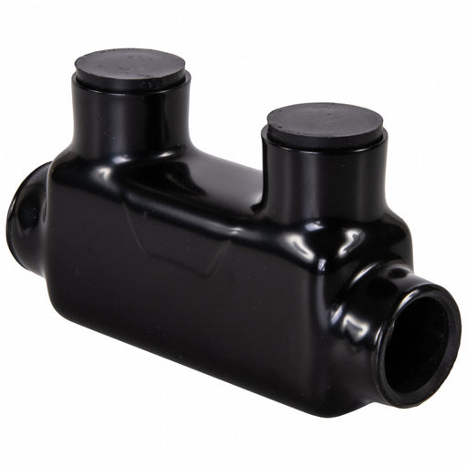 MultitapConnector Alum Blk Hex 2Port