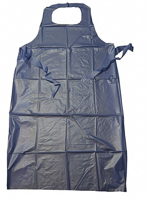 Bib Apron 45inLx36inW Blue 6 mil PK12