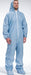 Hooded Coverall w/Boots Blue XL PK25